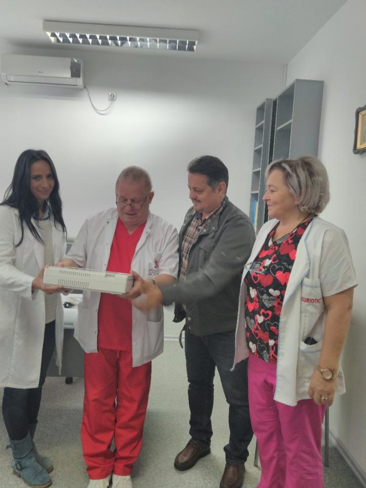 Electrocardiograf nou pentru testarea sportivilor maramureșeni, la Spitalul Județean de Urgență ”Dr. Constantin Opriș”