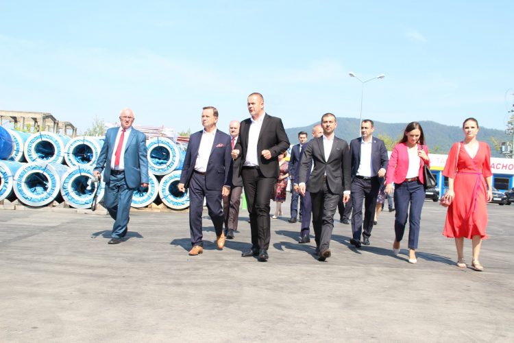 Delegația poloneză, vizită la un investitor polonez în Baia Mare și la Universal Alloy Corporation în Dumbrăvița