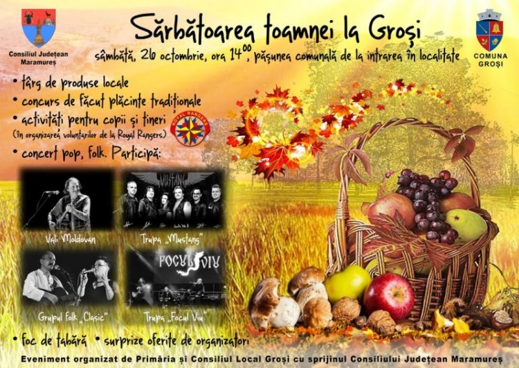 Sărbătoarea toamnei la Groși
