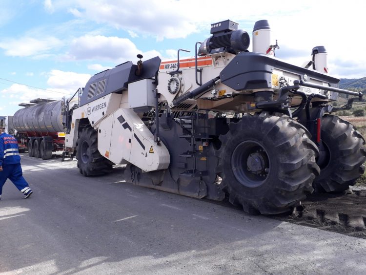 Lucrări pe una dintre cele mai importante șosele din Maramureș