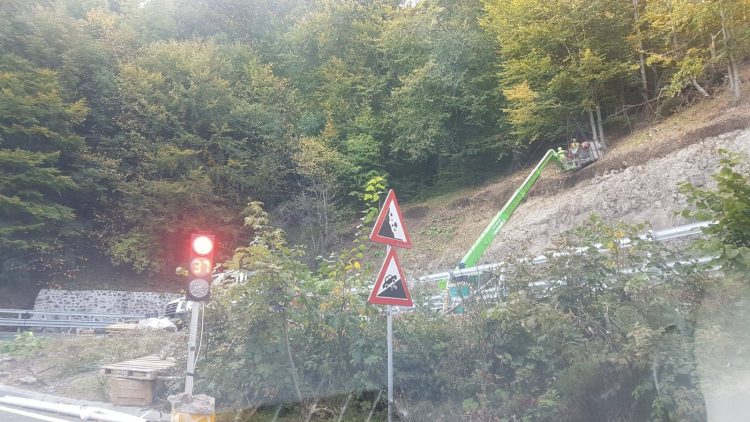 Lucrări pe DN 18 în Pasul Gutâi – FOTO
