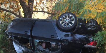 Imagini cu accidentul în care un tânăr de 22 de ani a decedat în Sighetu Marmației