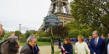 Inaugurarea „Promenadei Regina Maria a României” la Paris: „Da, Majestate, Parisul vă iubeşte şi vă va iubi mereu”