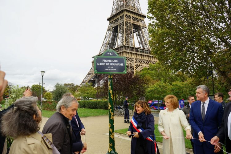 Inaugurarea „Promenadei Regina Maria a României” la Paris: „Da, Majestate, Parisul vă iubeşte şi vă va iubi mereu”