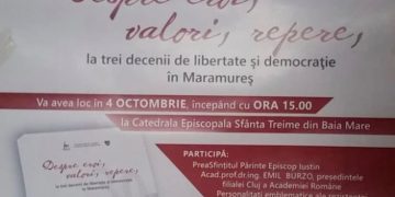 Simpozionul „Despre eroi, valori, repere la trei decenii de libertate și democrație în Maramureș”, la Catedrala Episcopală