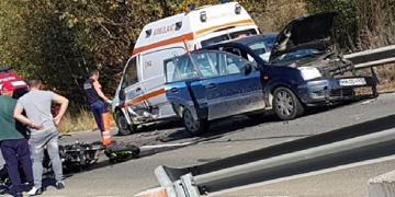 Accident grav în Cavnic. Traficul a fost blocat