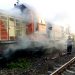 Locomotiva trenului Cluj-Napoca – Viena a luat foc – VIDEO