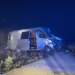 ACCIDENT MORTAL la Bunești! Un mort și doi răniți după ce un microbuz s-a izbit de un stâlp