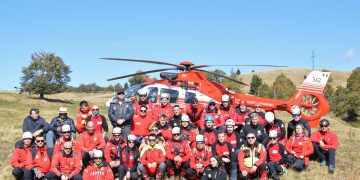 Amplu exercițiu de salvare organizat de Salvamont Maramureș în colaborare cu Inspectoratul General al Aviației – foto, video