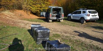 Aproximativ 13.500 pachete țigări de contrabandă confiscate la frontiera de nord