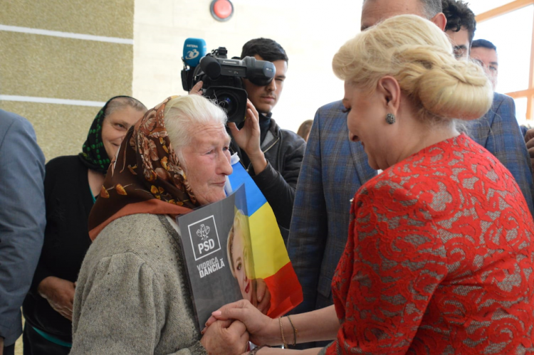 Viorica Dancilă s-a întâlnit cu alegătorii și membrii PSD la Casa de Cultură din Vișeu de Sus