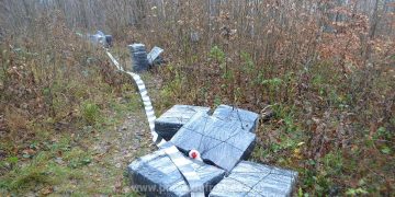 Aproximativ 25.000 de pachete cu țigări, confiscate la frontiera de nord