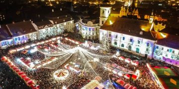 Târgul de Crăciun de la Sibiu, aflat în top 5 cele mai frumoase din Europa, își așteaptă vizitatorii
