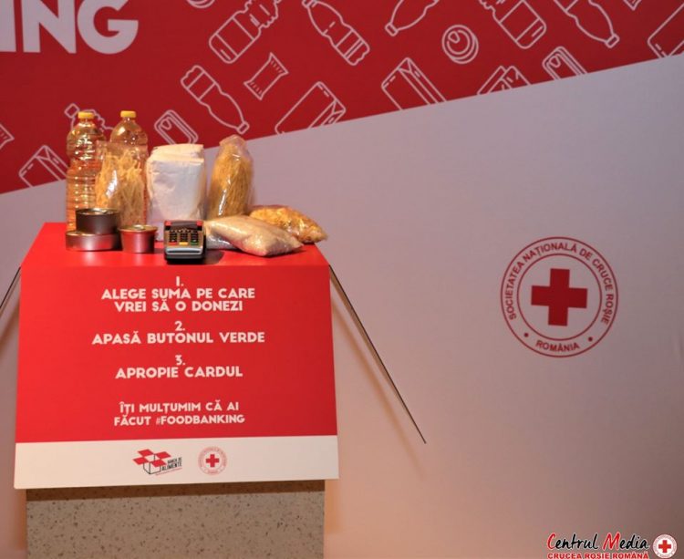 Crucea Roşie relansează programul Banca de Alimente sub mesajul Banca pentru Altcineva