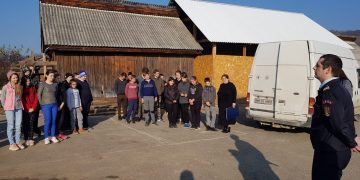 Exercițiu de evacuare în caz de incendiu la Școala Gimnazială din Cupșeni