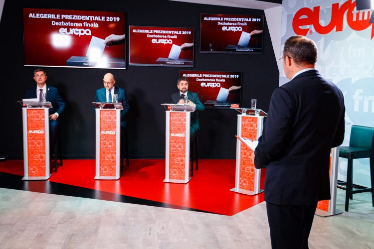 Singura dezbatere dinaintea alegerilor prezidențiale. Doar Dan Barna, Theodor Paleologu și Kelemen Hunor au acceptat invitația Europa FM