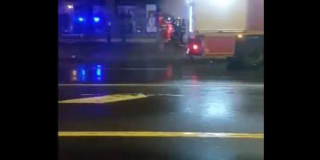 Incendiu în zona Tipografiei din Baia Mare – video