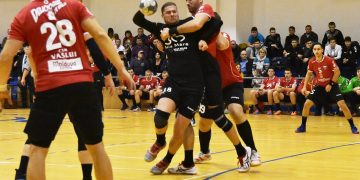 Handbal masculin. Liga Zimbrilor. Victorie pentru Minaur în faţa CSM Vaslui, 30-21 (15-11)