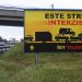 Panou rutier destinat exclusiv şoferilor români, pe autostrăzile din Ungaria