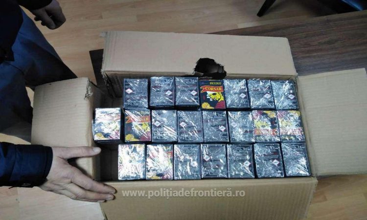 Captură record de petarde: 13.200 de petarde confiscate la Vişeu de Sus