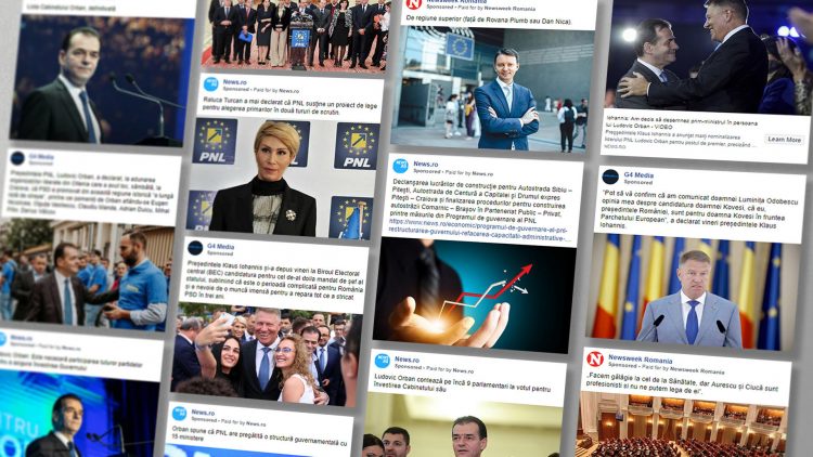 Trei publicații independente au finanțat din bani proprii publicitate pentru știri despre PNL