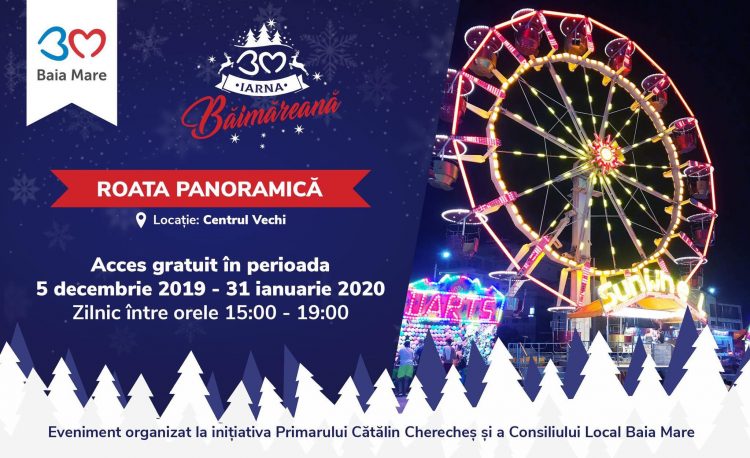 Distracţie pe cinste la Târgul de Crăciun din Baia Mare!