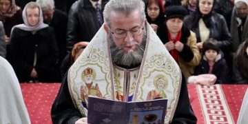 Slujba dintre ani la Catedrala Episcopală „Sfânta Treime” din Baia Mare