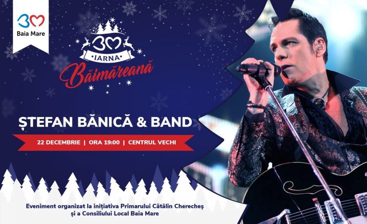 Ștefan Bănică va concerta la Iarna Băimăreană