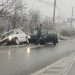 Mai multe maşini s-au ciocnit după ce au derapat, la intrarea în Baia Mare – GALERIE FOTO