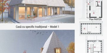 11 modele de case în stil tradițional puse gratuit la dispoziția persoanelor interesate