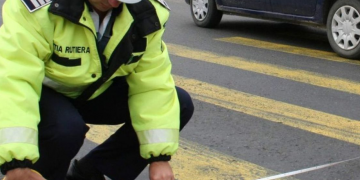 Fată de 17 ani spulberată pe trecerea de pietoni de o maşină condusă de un cetăţean german pe DN 1C