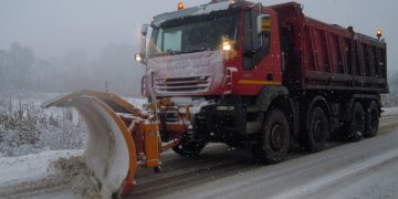 18.000 de tone de material antiderapant pentru rețeaua de drumuri de interes județean în iarna 2019-2020