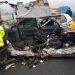 Un tânăr fără permis la volanul unui BMW a făcut prăpăd pe şosea