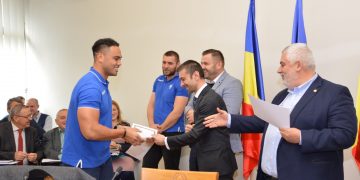 Diplome oferite de Consiliul Județean pentru campioana României la rugby, CSM Știința Baia Mare – foto