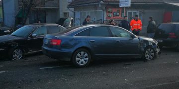 Carambol în Satu Nou de Jos. Trei autoturisme implicate și trei victime – FOTO