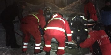 Salvamontiștii au intervenit pe pârtia din Borșa. FOTO