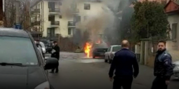 „Le-a fost frig la polițiști și au aprins o mașină”