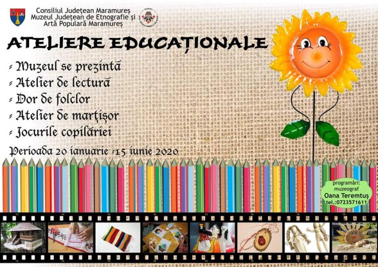 Ateliere educaţionale pentru elevi, la Muzeul Judeţean de Etnografie