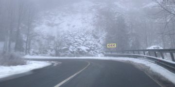 Buletin rutier şi meteo pentru 30 ianuarie. Ceaţă în pasul Gutâi – FOTO