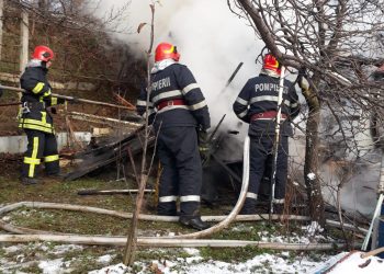 Început de an cu incendii în Maramureș – FOTO