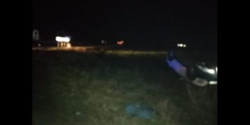 Seara accidentelor în județ: Autoturism răsturnat în Cavnic