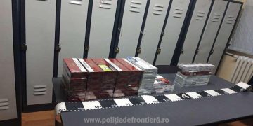 Țigări în valoare de 5.850 lei, confiscate dintr-o autoutilitară oprită în trafic