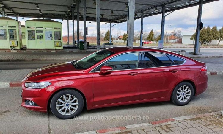 Autoturism căutat de autoritățile franceze, descoperit în P.T.F. Petea