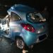 Ford Ka, impact frontal cu un TIR. Şoferul a murit pe loc
