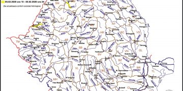 Se menţine Codul galben de inundaţii pe Lăpuş