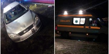 Un şofer a spulberat doi copii de pe partea opusă a şoselei