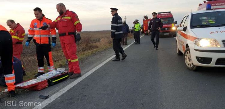 Accident cu opt răniţi pe DN 19; a fost activat planul roşu de intervenţie