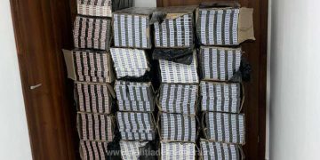 Țigări de contrabandă, transportate din Ucraina cu dronele