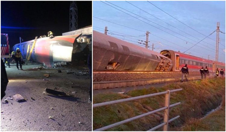 Un tren de mare viteză a sărit de pe şine, în Italia. Bilanţ provizoriu. doi morţi, peste 30 de răniţi
