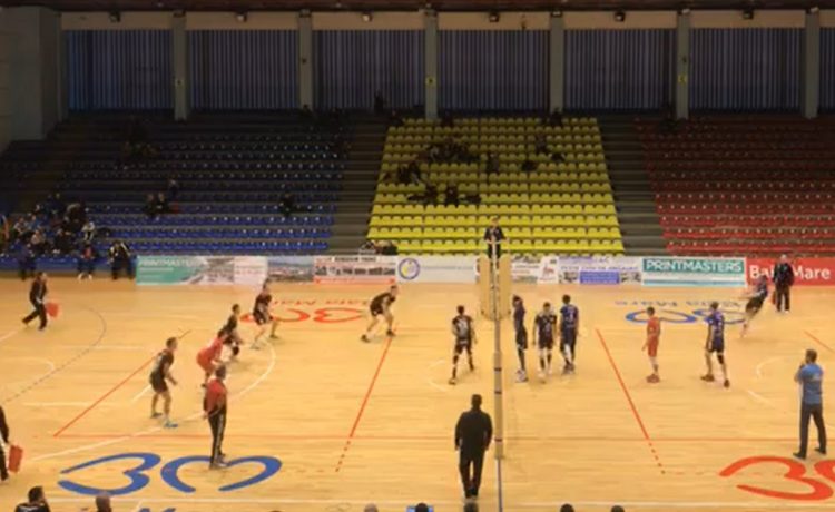 Volei. Divizia A1. Știința Explorări Baia Mare – Arcada Galați 0-3 (-17, -13, -17)